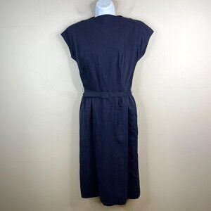 Vintage 60s Secretary Wiggle Dress Small Iconic Tailored Madmen Siren Audrey